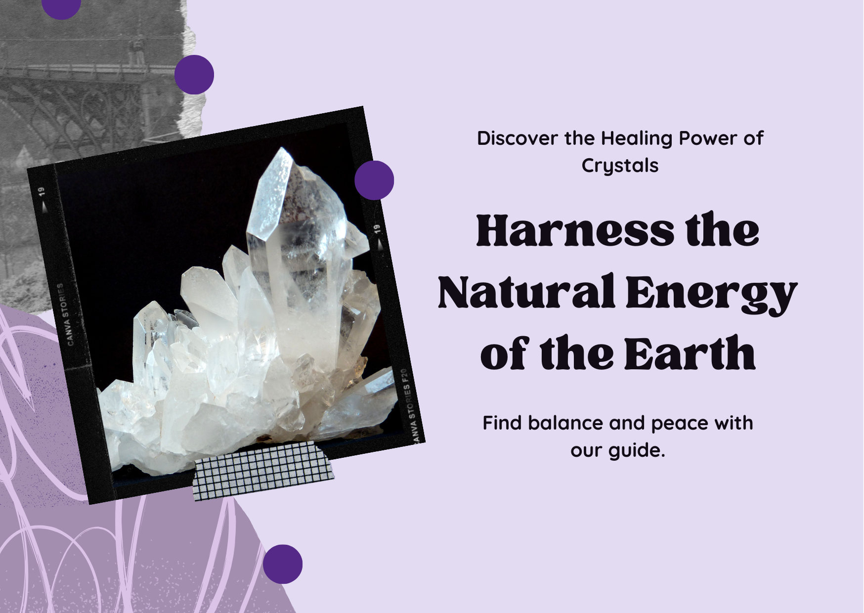 Healing Power Of Crystals Information Card